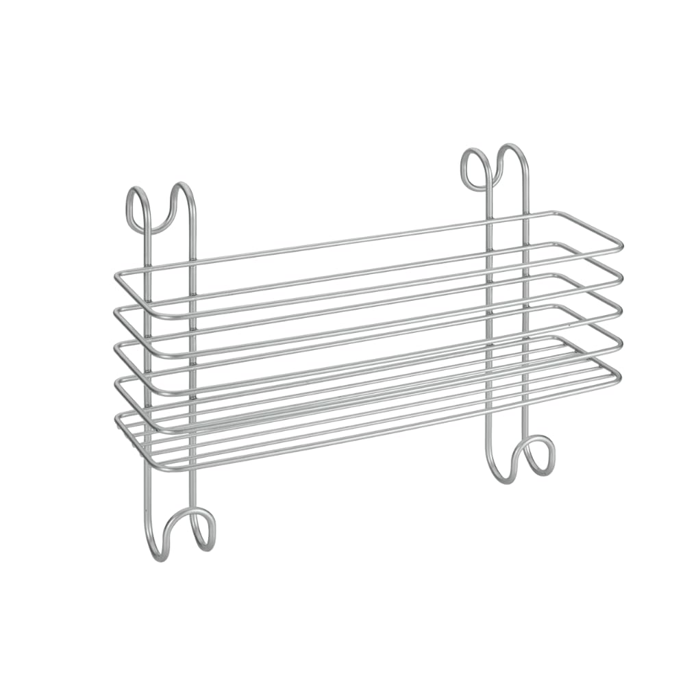 Metaltex Hanging basket Radius, Metal, Silver, 33 x 13 x 25 cm