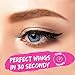 New Eye Makeup Fast Eyeliner & Eyeshadow Non-Woven Stencil Stickers, 6 Styles for Eyeliner + 4 Styles for Eyeshadow Set Profession Classic Quickly Makeup Guide Template Cosmetic Tools