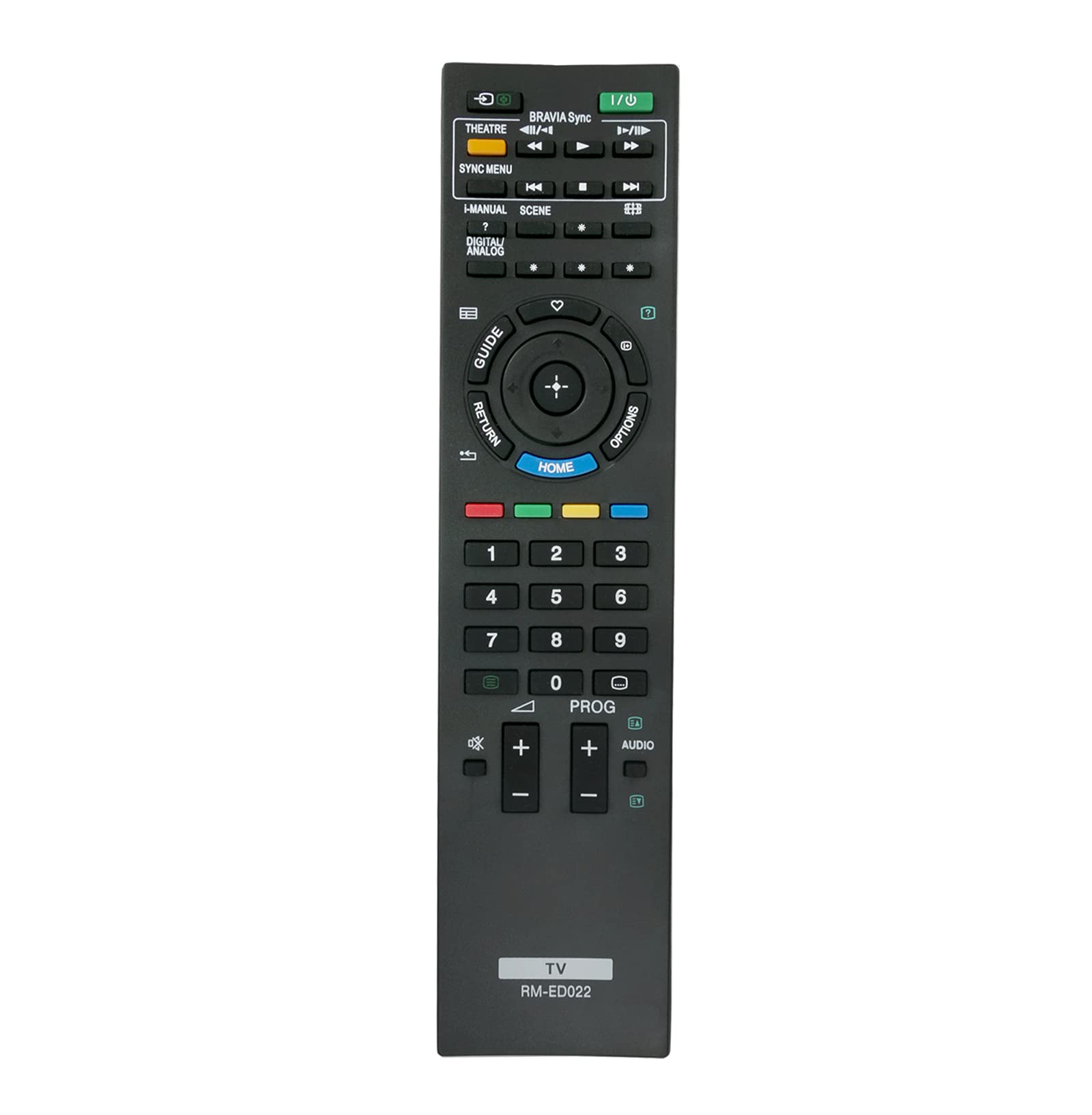 AULCMEET RM-ED022 RM-ED036 Replace Remote fit for Sony KDL-32BX300 KDL-32BX300U KDL-32BX300U2 KDL-32BX301CEIKDL-37EX302 KDL-37EX401 KDL-37EX401E KDL-32EX4020 KDL-32NX50 KDL-40EX401 KDL-40EX401U
