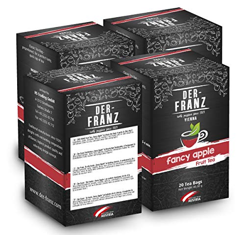 Der-Franz Früchtetee „Fancy Apple“ in klassischen Teebeuteln, 4 Packungen (80 Teebeuteln x 2,0 g) – Bild 5