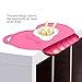 Jonhen Kids Silicone Placemat Slip Resistant Baby Toddler Plate Table Mat Portable BPA FREE (Rose red)
