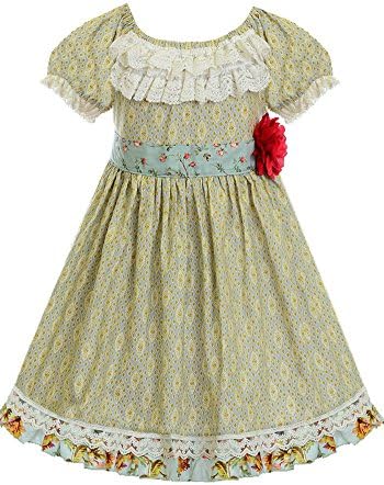 Giggle Moon Baby Girls' Ena Mae Book of Life Dress 24MOS Light Blue