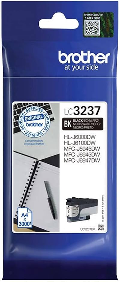 Brother DK-11221 Black on White Labels 23x23 mm 1000 Each QL Series
