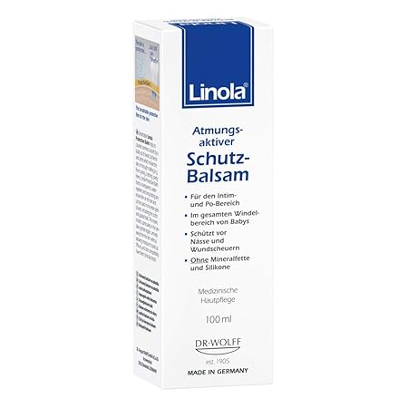 Linola Schutz-Balsam, 1 x 100 ml - Effektiver Schutz vor Scheuern und Wundwerden