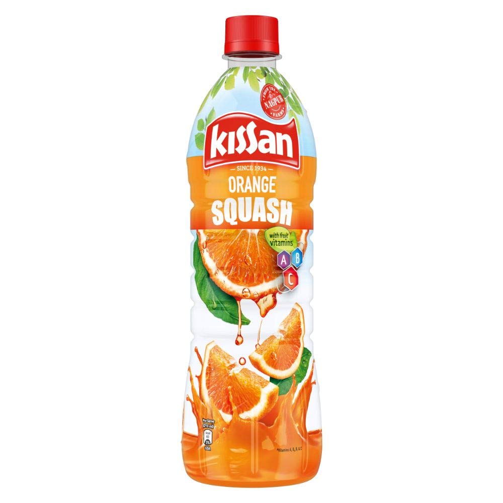 Kissan Orange Squash Bottle, 750ml Amazon.in Grocery & Gourmet Foods