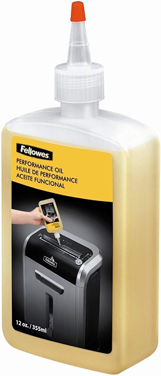 Fellowes 35250 Powershred Performance Oil, 12 oz. Bottle w/Extension Nozzle : Paper Cutting And Measuring Equipment : Electronics
