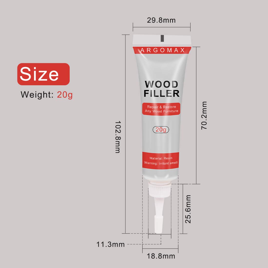 Argomax 12 Color Scratches and Cracks Repair System Kit Cover Wood Scratch Touch Up Filler Restorer for Any Wood