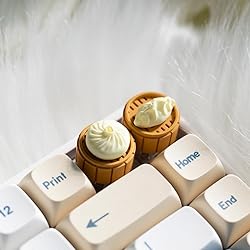 FKZ Cute 3D Steamed-Dumpling Keycap,Custom
