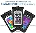 Voxkin Universal Waterproof Case with Waterproof Earphone and Headphone Jack, Armband, Compass, Lanyard for iPhone 6S, 6, 6 Plus, Note 4, S6 Or Any Phone – Best Waterproof Bag