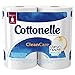 Cottonelle Clean Care Toilet Paper, Double Roll, 4 Count (Pack of 8)