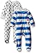 Carter's Boys' 2-Pack Microfleece Sleep and Play, Football/Dog, 3 Months