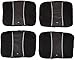 AmazonBasics 4-Piece Packing Cube Set - Large, Black and Gray