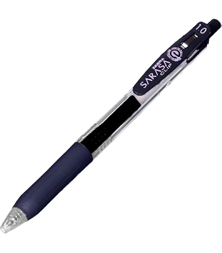 Amazon.com: Zebra Sarasa Push Clip Gel Ink Pen - 1.0 mm - Black