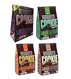 Hershey's Cookie Layer Crunch Variety PackNEW Triple Chocolate, Vanilla Creme, Mint & Caramel 6.3 oz. (Pack of 4)