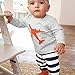 Soda Park Boys Long Sleeve Cartoon Tops + Striped Pants 2pc Sweatshirts Sets