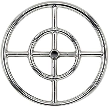 Amazon Com Fire Pit Round Ring Burner 36 Inch Outdoor Stainless