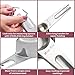 Palada Stainless Steel Metal Measuring Cups Set Small Tablespoon to 1/8 Teaspoon 7 Mini Measurement Cups Bonus 10K Recipe E-book