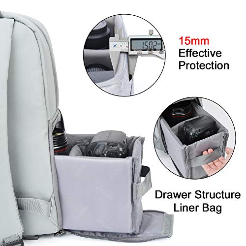 Camera Backpack CADeN Bag With 14u2033 Laptop Compartment