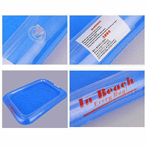 Inflatable Sand Tray Novelty Indoor Beach Toy Model Magic Sand Drawing Toy Gift (Blue)