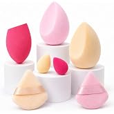OO-MY Ultra Soft Makeup Sponge Set &ndash; 7 Latex-Free Beauty Blenders for Flawless Foundation, Concealer &amp; Powder Application (Dry &amp; Wet Use)