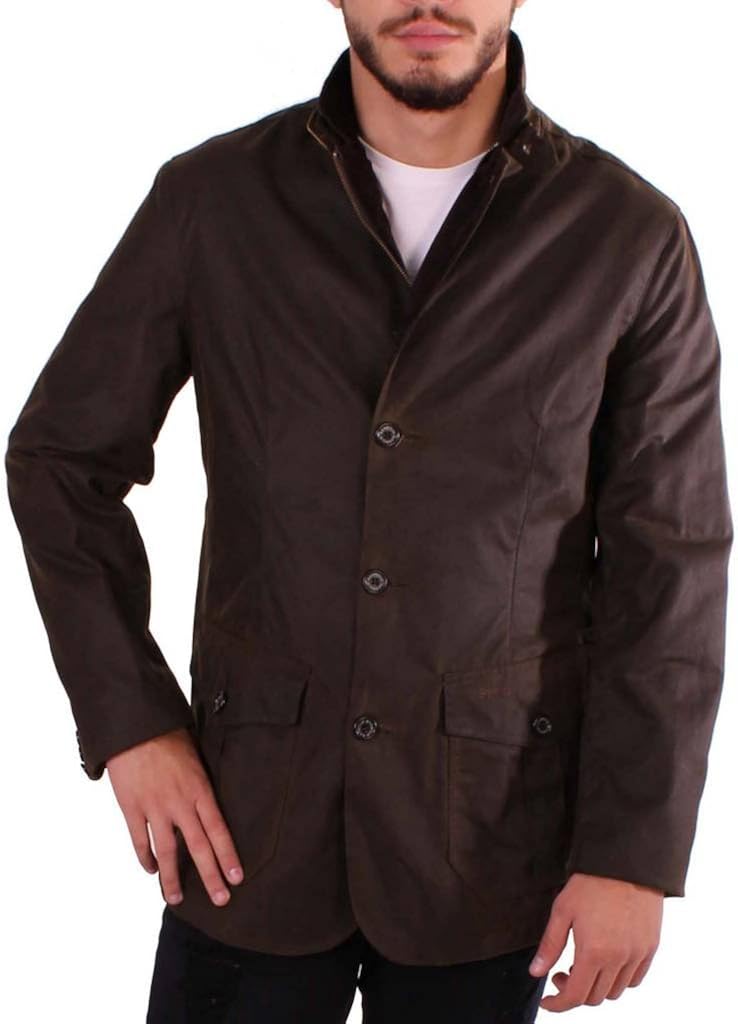 BARBOUR LUTZ WAX JACKET XL, OLIVE Amazon.co.uk Clothing