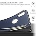 LOHASIC for iPhone X Case &Xs Case, Thin Slim Luxury Leather Business PU Cover Soft Non-Slip Grip Flexible Bumper Shockproof Full Body Protective Phone Cases for iPhone X 10 Xs 5.8 inch (Blue)