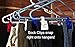 The Amazing Sock Clip Sock Holder, 32 Clips, Black, Made in U.S.A.