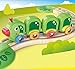 Hape Kids Wooden Railway Lazy Caterpillar Train Set