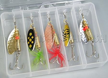 5 pieza 01T de 2 7 g Muelle Trucha Spinner Blinker Surtido ...