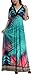 QZUnique Women's Batwing Sleeve Plus Summer Exotic Beach Dress Bohemian Sundress