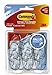 Command Clear Medium Hooks, 6-Hooks/Pack, 2-Packs, Organize Damage-Free