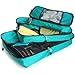 TravelWise Packing Cubes - 3 Piece Set (Teal)