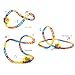 Jellydog Toy Tumble Train Track Set, Track Car Twister Set, Electric Flexible 23 Colorful Music Tracks + 1 Light Up Dump Truck, Build-A-Road X-Track Toy Car Playset, for Ages 3 and Up