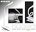 LED Clip On Reading Light, 3 Brightness Reading Book Lamp USB Rechargeable, Touch Switch Book Light for Reading by Officreative