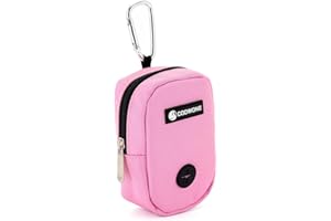 COOWONE Dog Treat Pouch with Clip, Treat Pouches for Pet Training, Small Dog Treat Container Treat Bag for Leash, Waterproof Dog Treat Bag, Hands-free Training Pouch