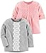 Simple Joys by Carter's Baby and Toddler Girls' Multi-Pack Long Sleeve Tops