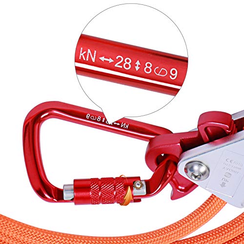 thumbnail image 2 of Harness DorBuphan 1/2" X 8' Steel Core Kit, Adjustable Lanyard Steel Core Lanyard Flipline For Climbing Trees Tree Climbing 2 of 13