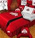 NCAA Ohio State Buckeyes - 5pc BED IN A BAG - Queen Bedding Set