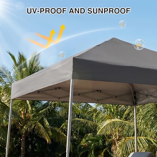 GREZONE 10x10 FT Pop Up Canopy Tent with Slant Legs, Portable Instant Shelter for Outdoor Events image 16