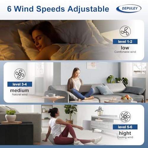 Depuley Ceiling Fan with Modern Light: 52 Inch Outdoor Fan with APP Remote for Patio - Walnut 3 Blade Fan Indoor