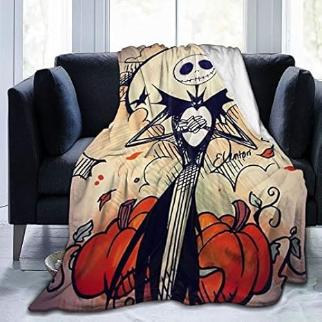 QUEMIN Manta de Franela Piso de Oficina de otoño, Ultra Suave, Feliz