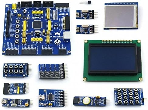 Venel Electronic Component, OpenM128 Package B, AVR Development Board, Designed for Atmel Mega AVR, Features The Atmega128 MCU, Integrates Various Standard Interfaces, Easy for Peripheral Expansions
