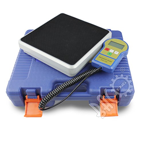 BACOENG Digital Electronic Refrigerant Charging Weight Scale 220lbs for
