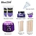Waxing Kit for Hair Removal - Wax Warmer with Hard Wax Beans, Nose Wax Sticks, Foil Bowl and Applicator Spatulas