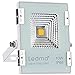 LEDMO LED Flood Lights Version 3.0 50W Halogen Equivalent, IP65 Waterproof 800LM 3000K Warm White Outdoor Flood Light for Garage, Garden