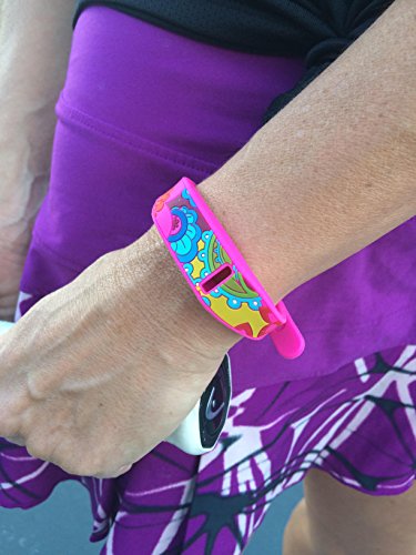 WITHit French Bull Replacement Band for use with Fitbit Flex, Replacement silicone wristband compatible with Fitbit Flex (Raj) - Thumbnail 5