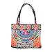 Vintage Embroidery Boho Womens Handbag Mandala Flower Embroidered Shoulder Bag (Bug)