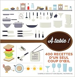 Amazon Fr A Table 400 Recettes En Infographie Scolik Gabriela Livres