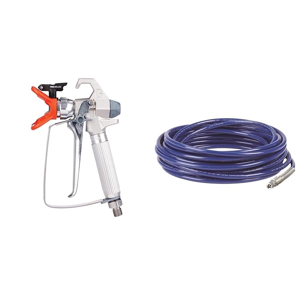 Graco Inc. 243011 SG2 Spray Gun and Graco 247340 1/4-Inch Airless Hose, 50-Foot Image