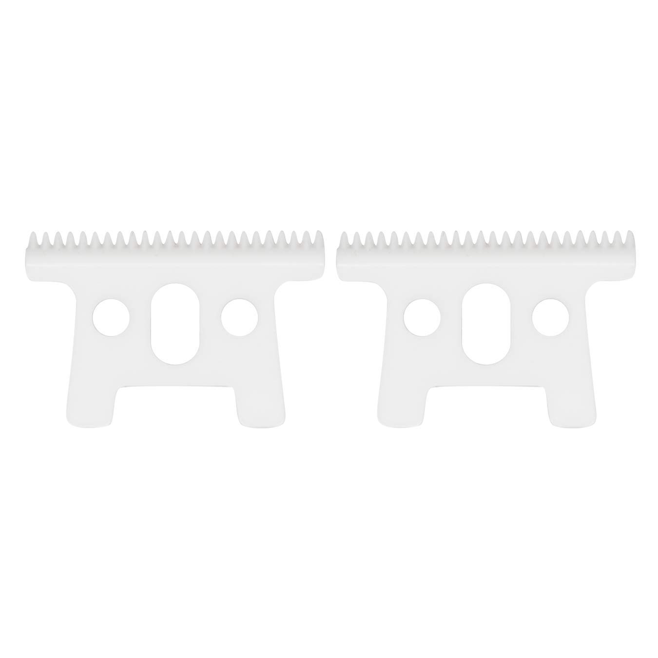 AIRERA 2 Pieces Professional Replacement Ceramic Moving Blades for Pro Li Trimmer D7#32655 D8#32400, Ceramic Moving Blades ONLY, Compatible with D7 D8 Slimline Pro Li Andis Hair Trimmer(White, 2PKS)